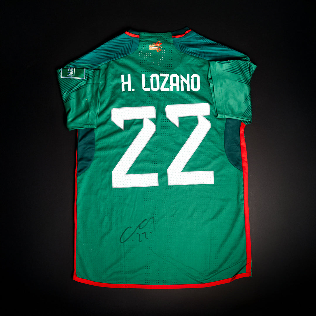 Jersey Firmado Chuky Lozano - México Mundial 2022